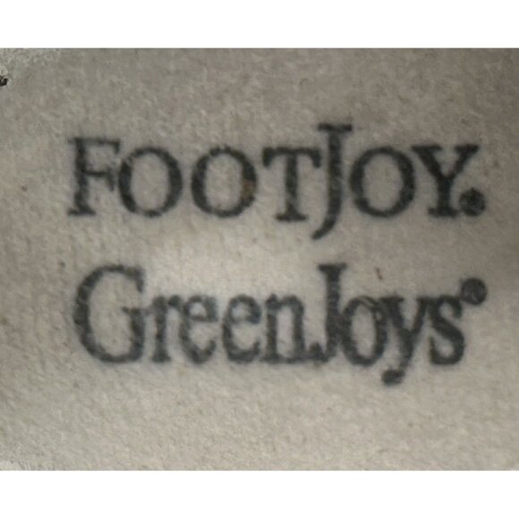 VTG FootJoy FJ Womens Golf Shoes GreenJoys 48384 Soft Spike White Black Size 10M - Picture 11 of 12